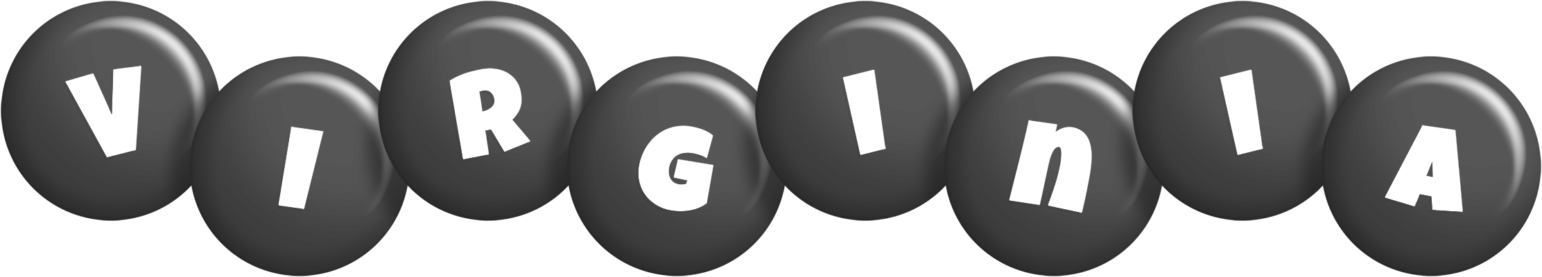 Virginia candy-black logo