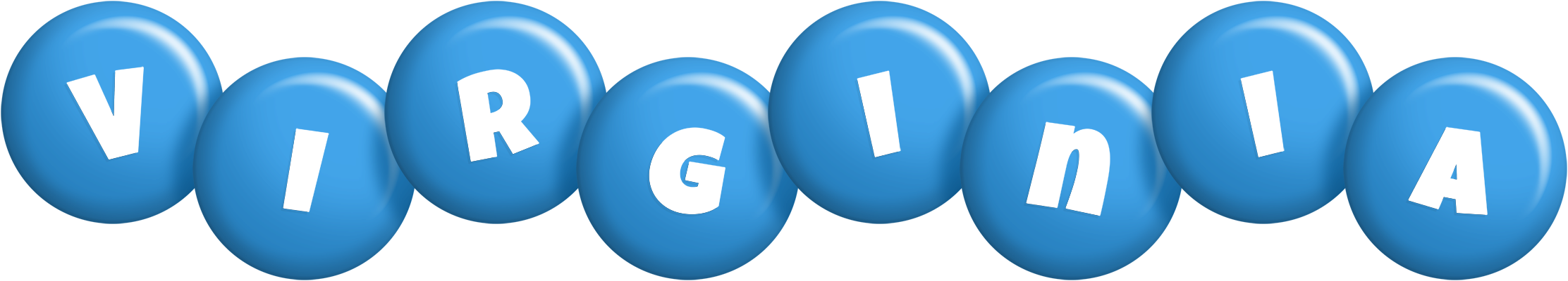 Virginia candy-blue logo