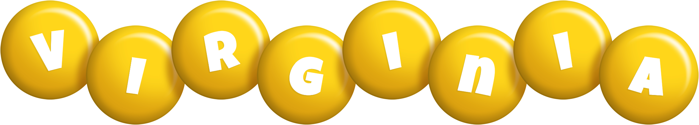 Virginia candy-yellow logo