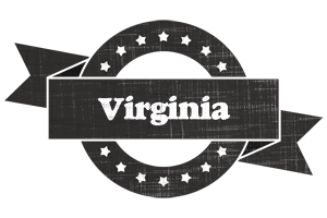 Virginia grunge logo