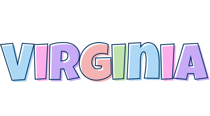 Virginia pastel logo
