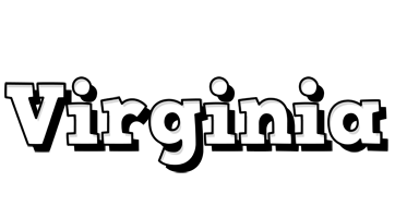 Virginia snowing logo