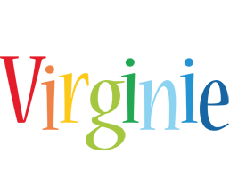Virginie birthday logo