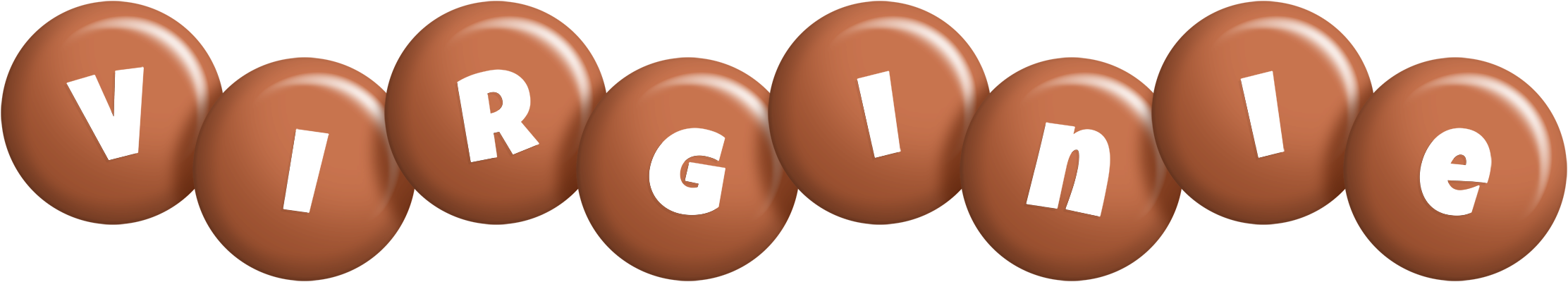 Virginie candy-brown logo