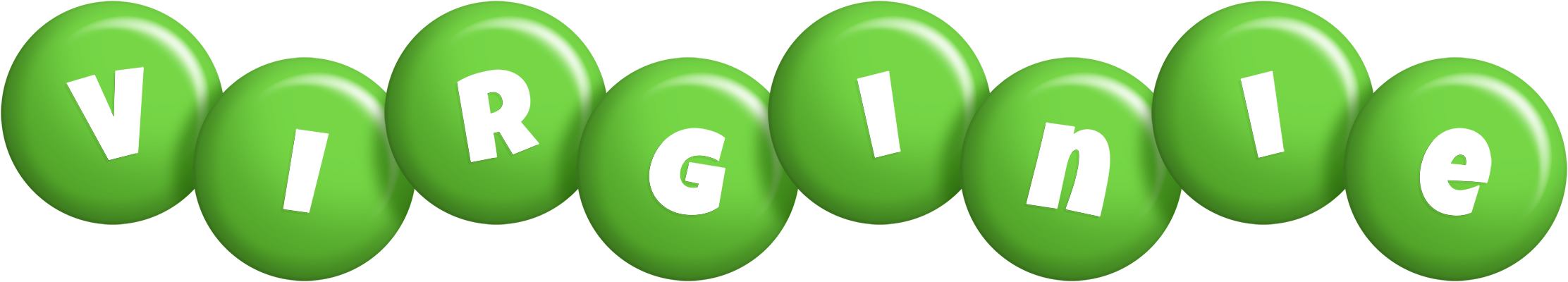 Virginie candy-green logo