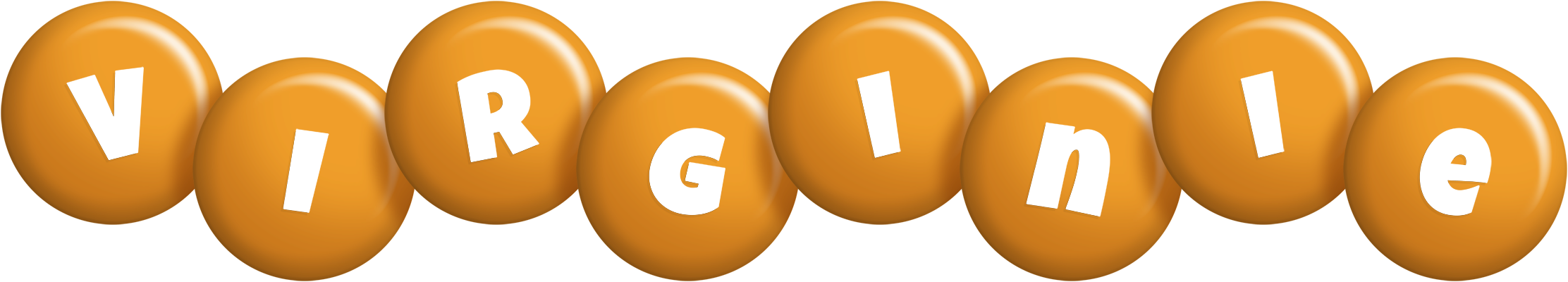 Virginie candy-orange logo