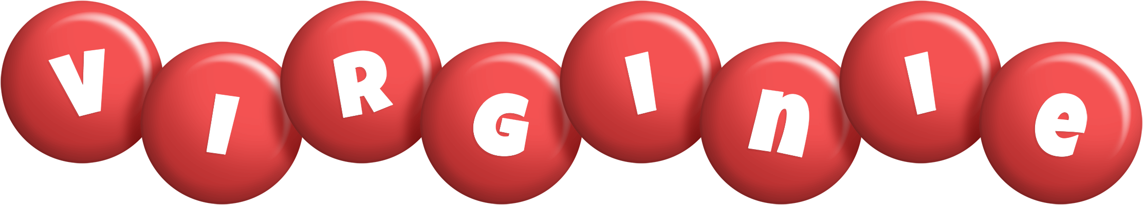 Virginie candy-red logo