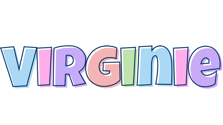 Virginie pastel logo