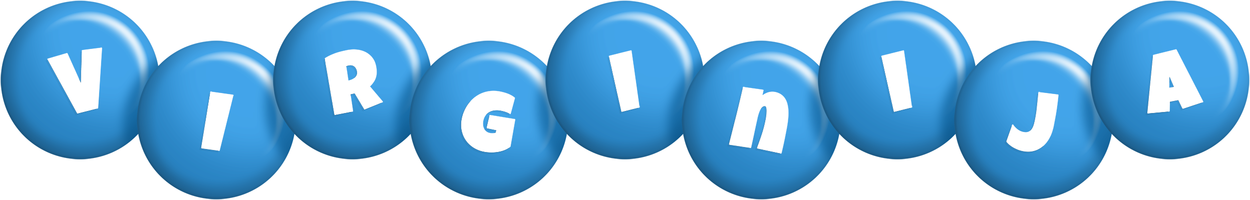 Virginija candy-blue logo