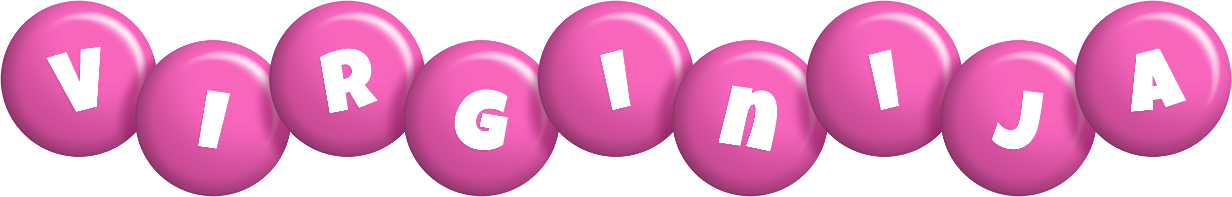 Virginija candy-pink logo