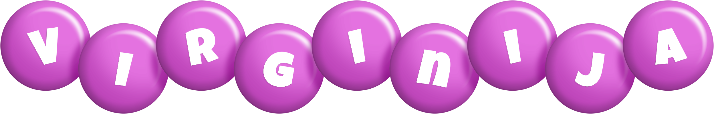 Virginija candy-purple logo