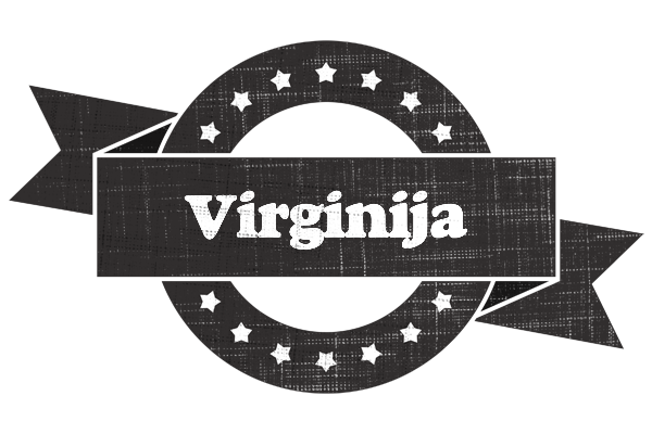 Virginija grunge logo