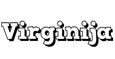 Virginija snowing logo