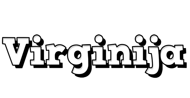 Virginija snowing logo