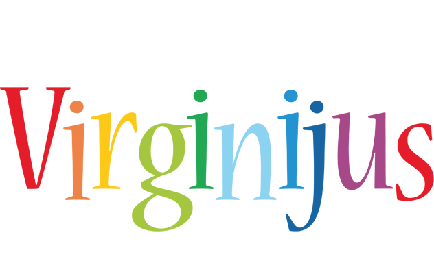 Virginijus birthday logo