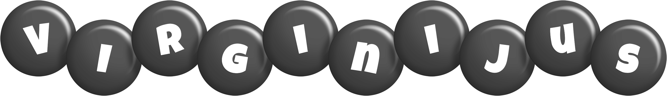 Virginijus candy-black logo