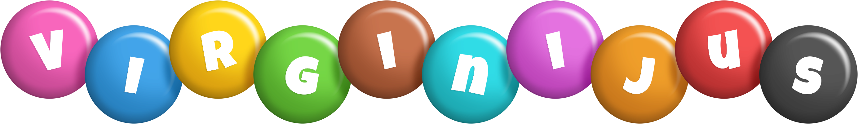 Virginijus candy logo