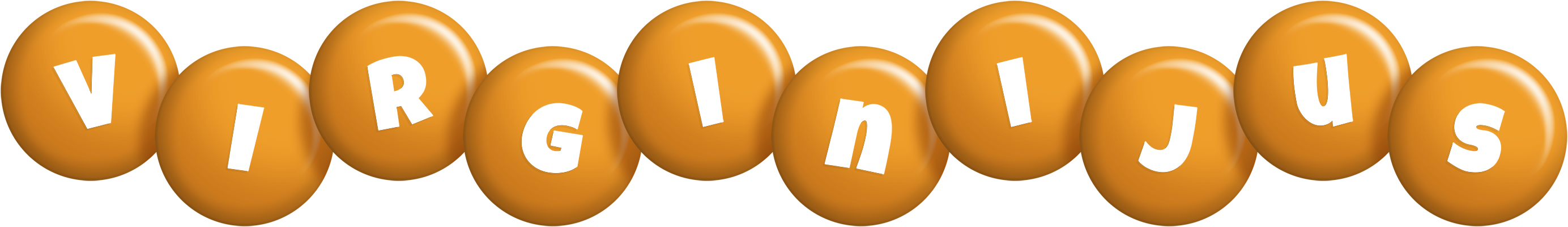 Virginijus candy-orange logo