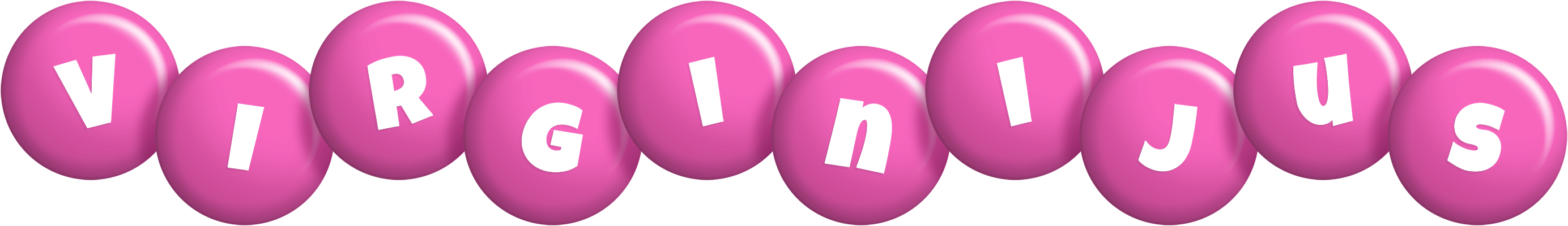 Virginijus candy-pink logo