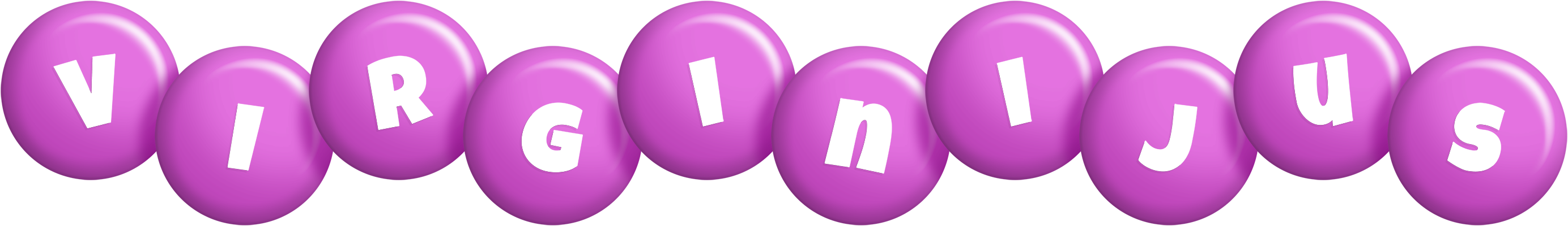 Virginijus candy-purple logo
