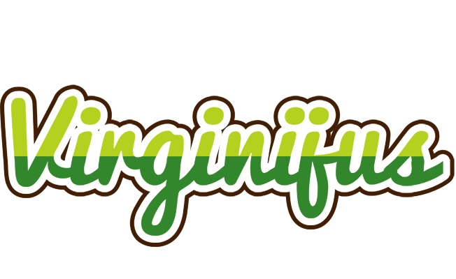 Virginijus golfing logo