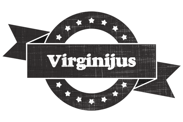 Virginijus grunge logo