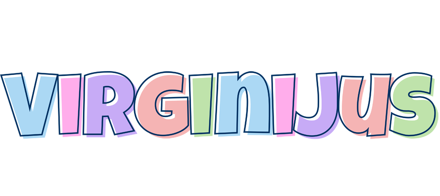 Virginijus pastel logo