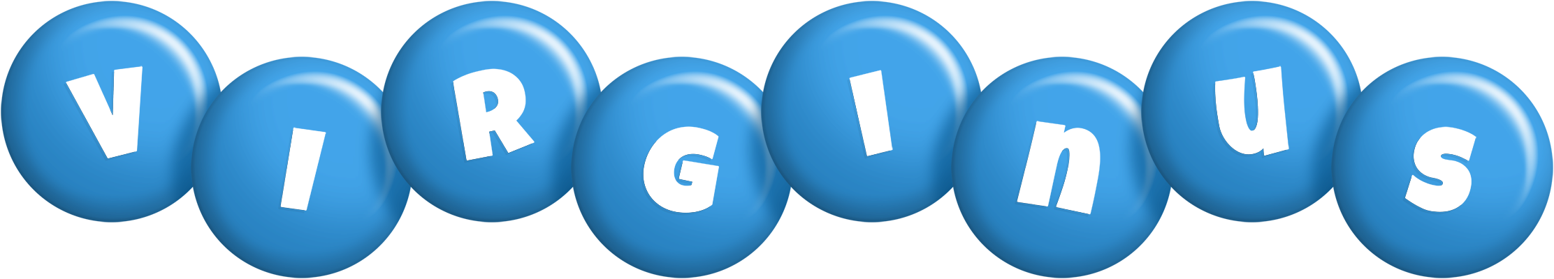 Virginus candy-blue logo