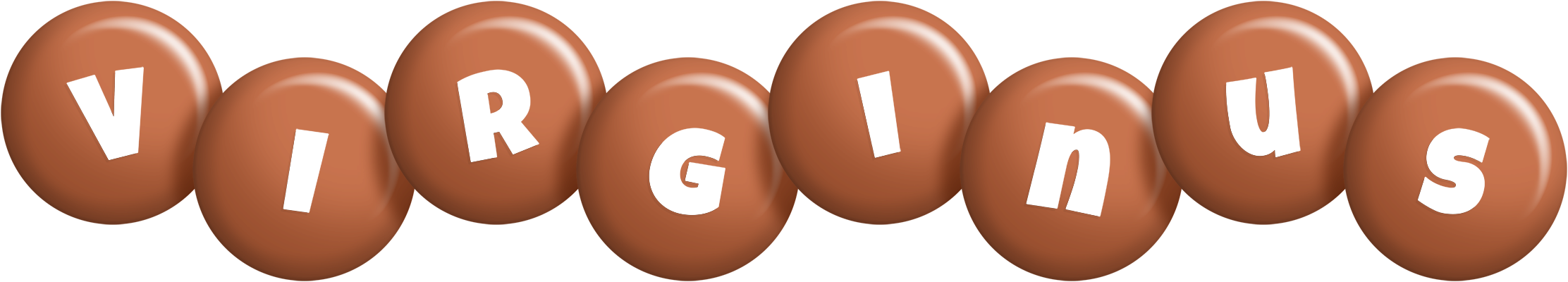 Virginus candy-brown logo