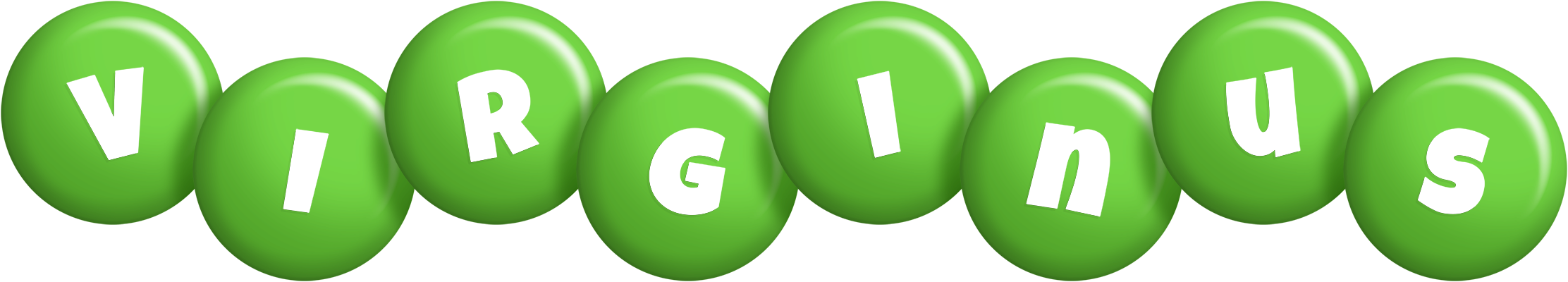 Virginus candy-green logo