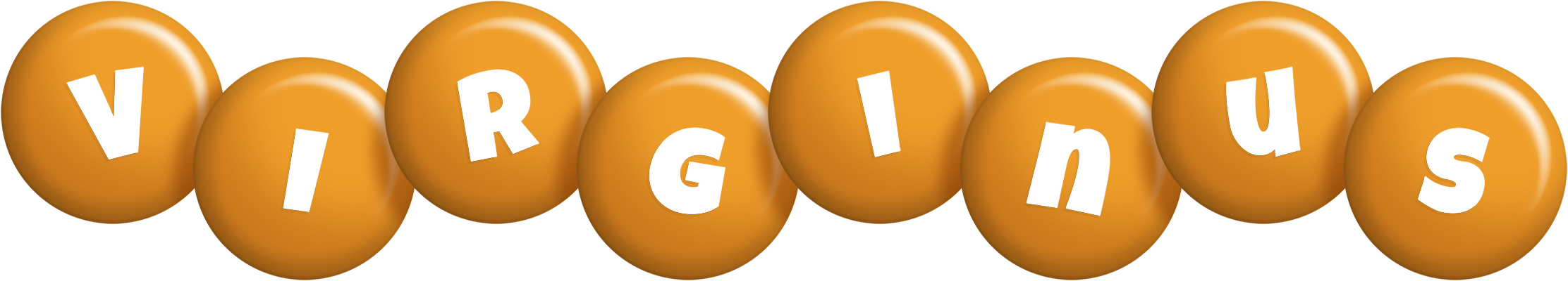 Virginus candy-orange logo