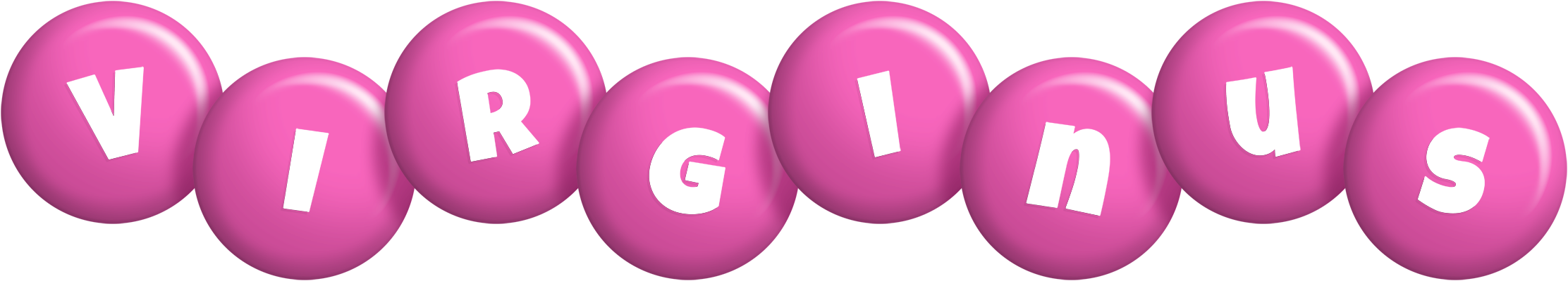 Virginus candy-pink logo