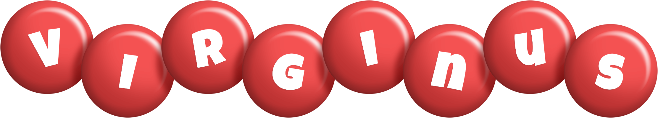 Virginus candy-red logo