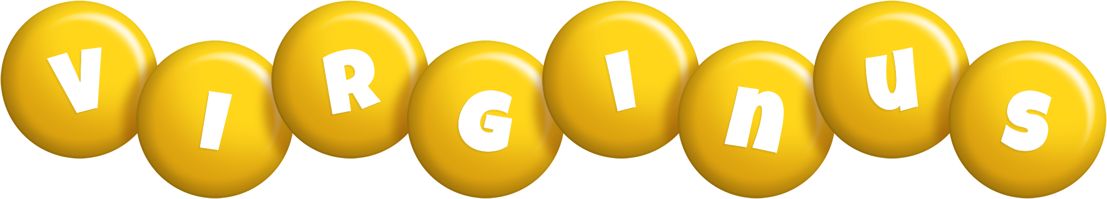 Virginus candy-yellow logo