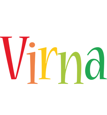 Virna birthday logo