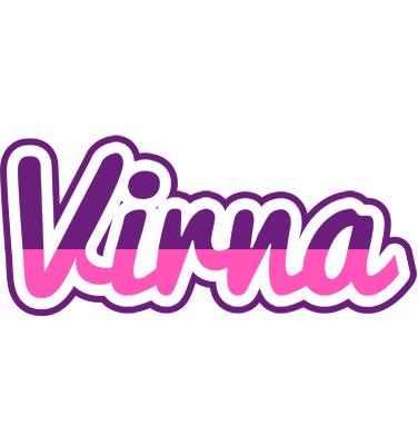 Virna cheerful logo