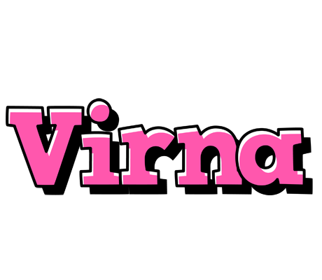 Virna girlish logo