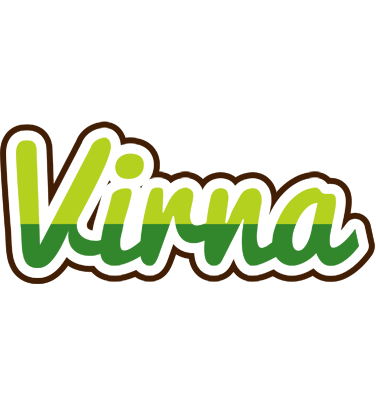 Virna golfing logo