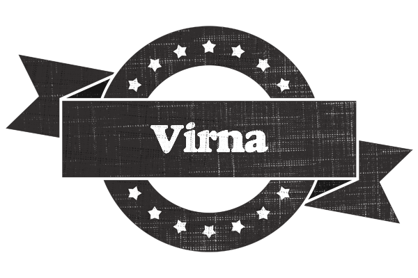 Virna grunge logo