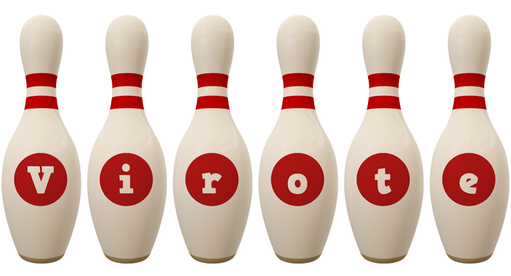 Virote bowling-pin logo