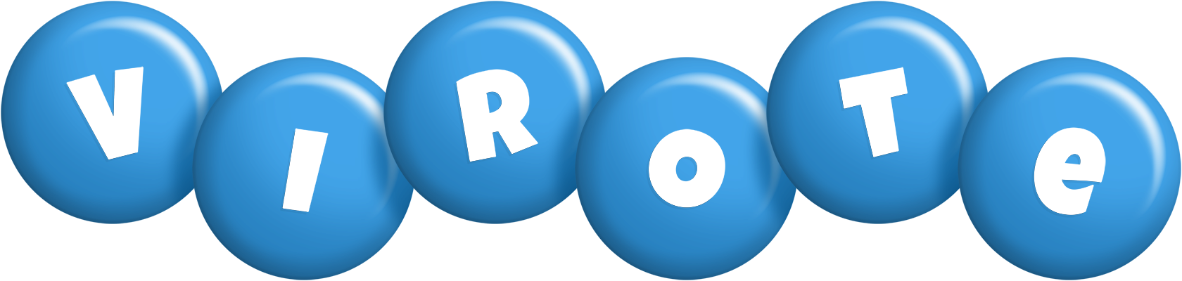 Virote candy-blue logo