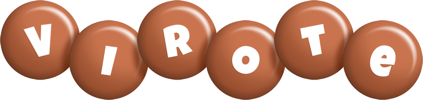 Virote candy-brown logo