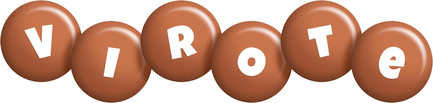 Virote candy-brown logo