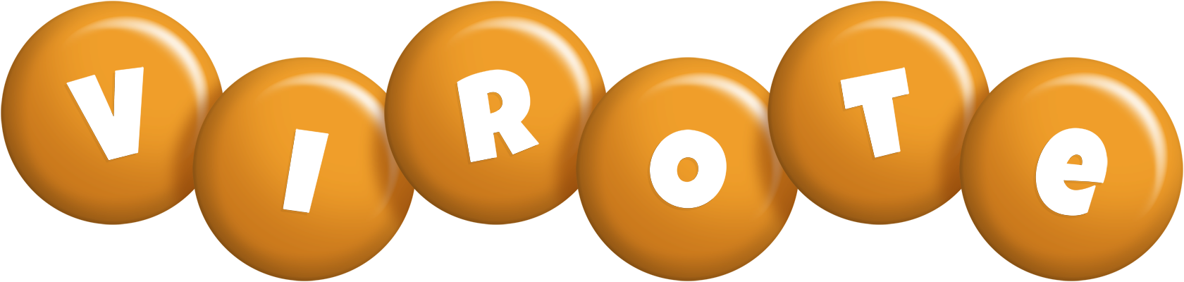 Virote candy-orange logo