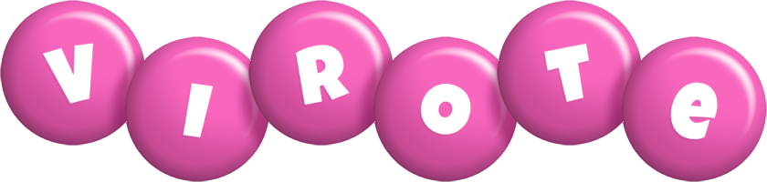 Virote candy-pink logo