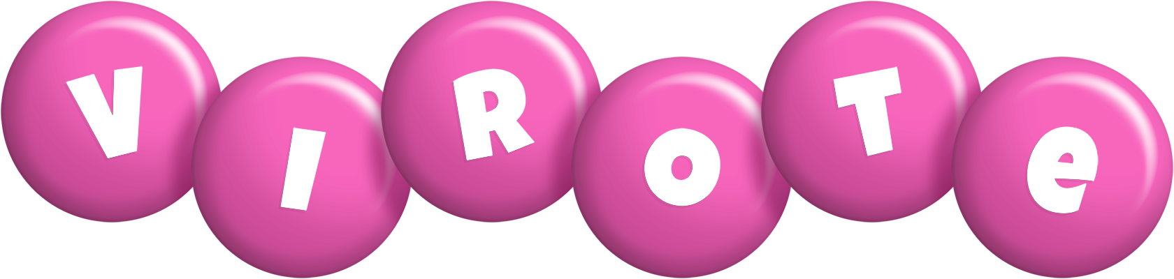 Virote candy-pink logo