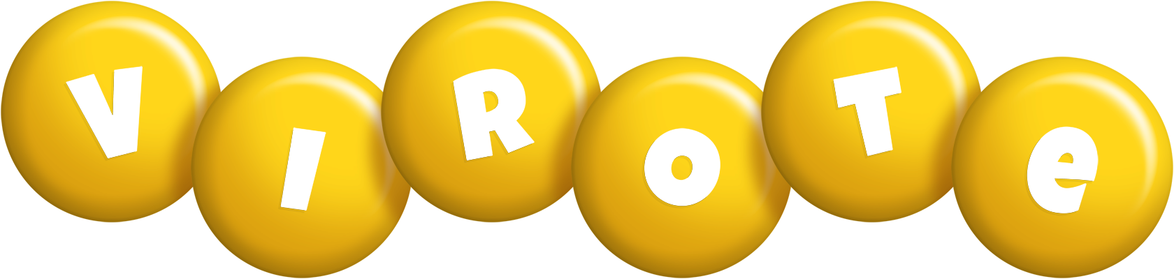 Virote candy-yellow logo