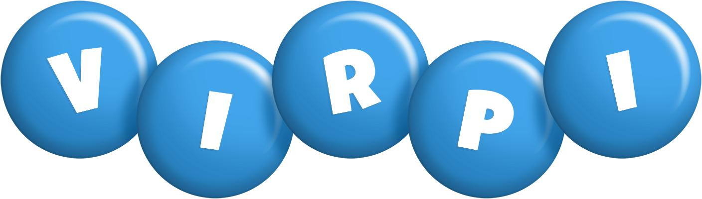 Virpi candy-blue logo