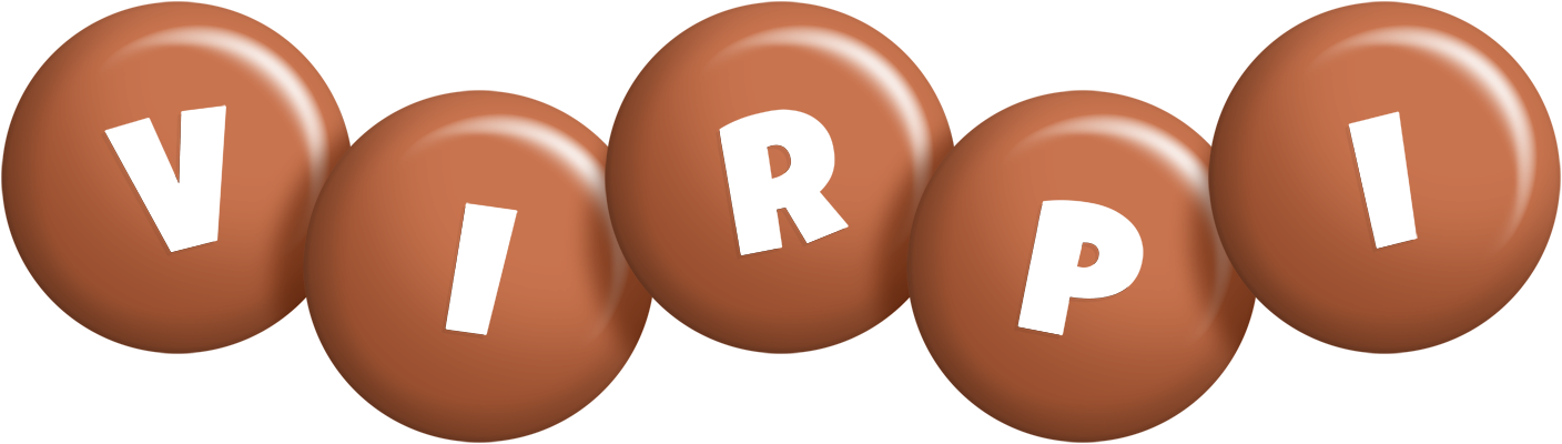 Virpi candy-brown logo