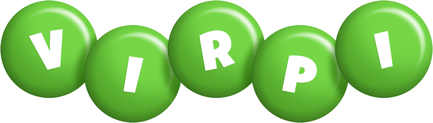 Virpi candy-green logo